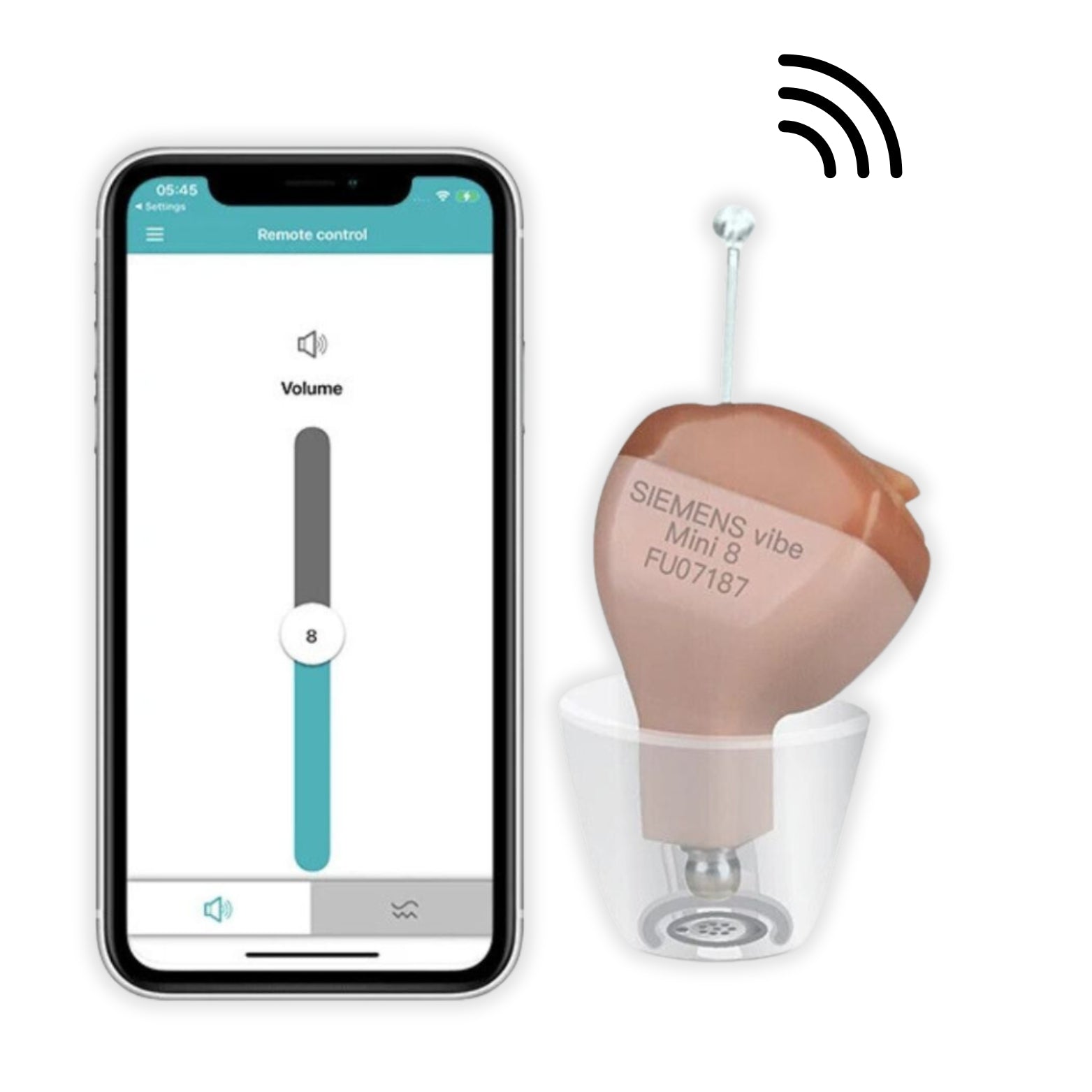 VoiceVivid™ ITC Mini Invisible Hearing Aids (App Controlled)