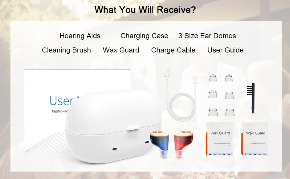 VoiceVivid™  Invisible Hearing Aids CIC (Pair Of 2)